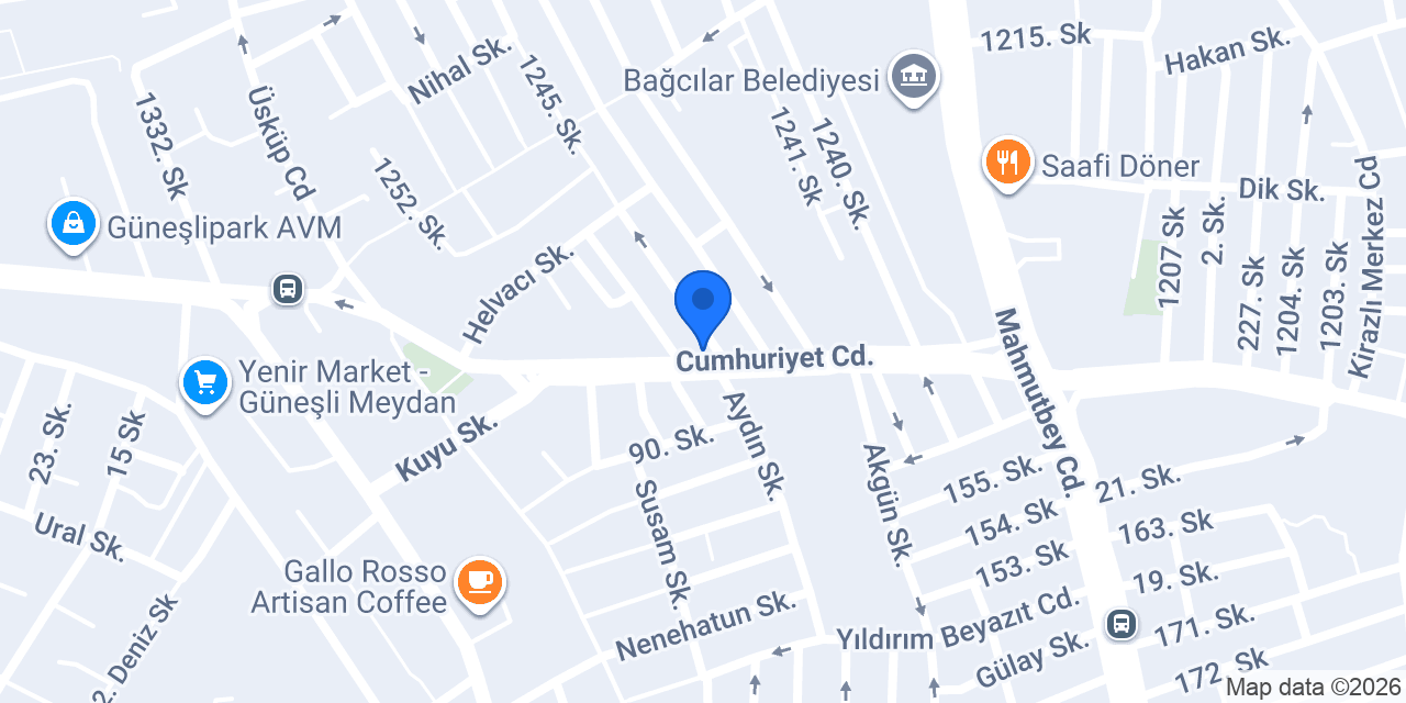 KILIÇ CAM ÇERÇEVE konumu