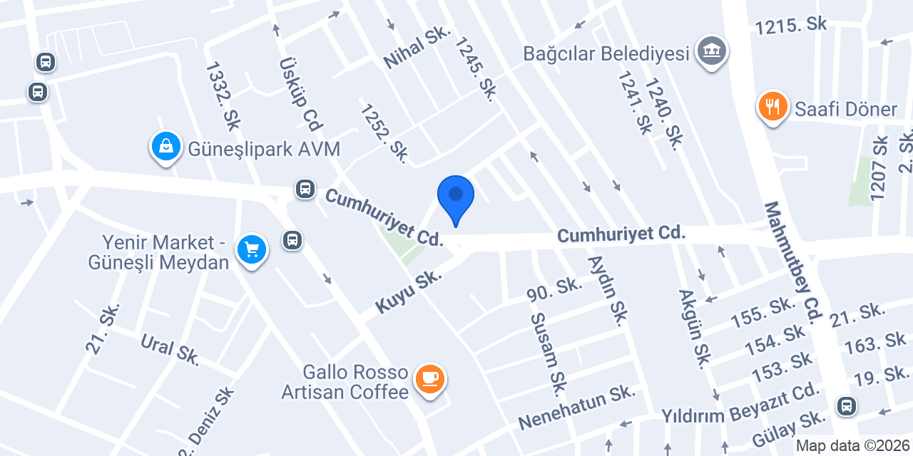 Güneşli Hürriyet Eczanesi konumu