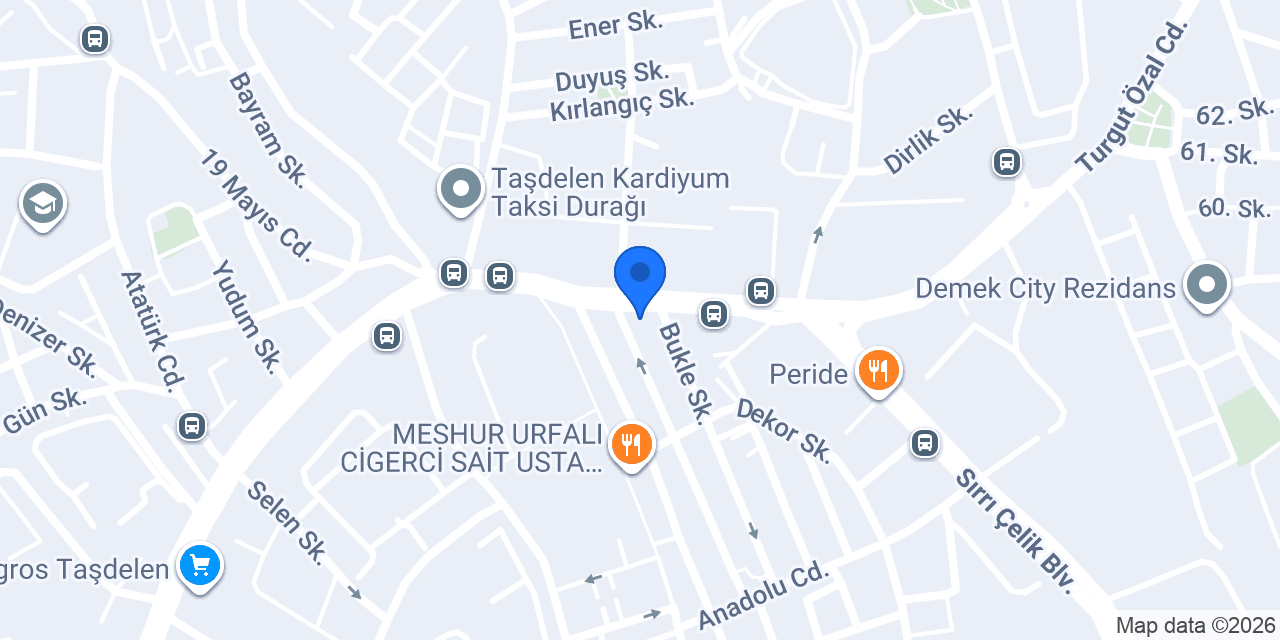 Eminevim Taşdelen Şube konumu