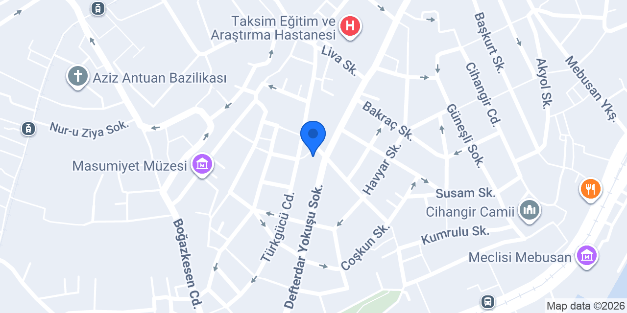Cihangir bey gurme konumu