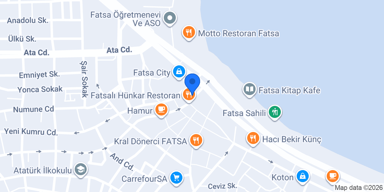 FATSA OTOMOTİV konumu