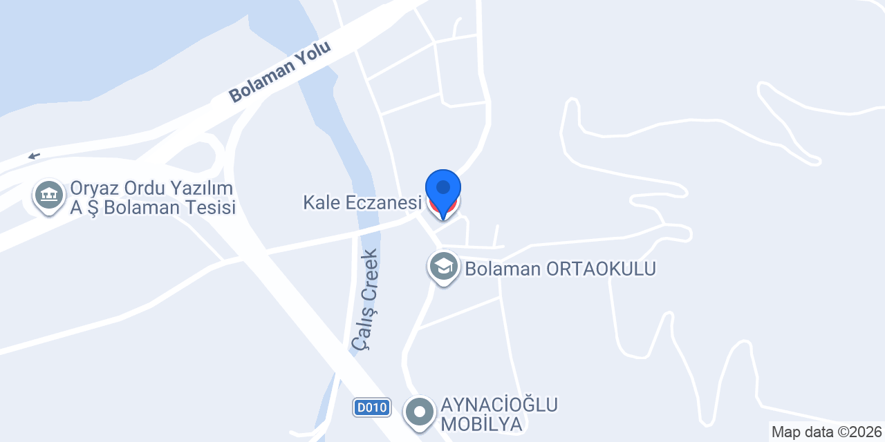 Kale Eczanesi konumu