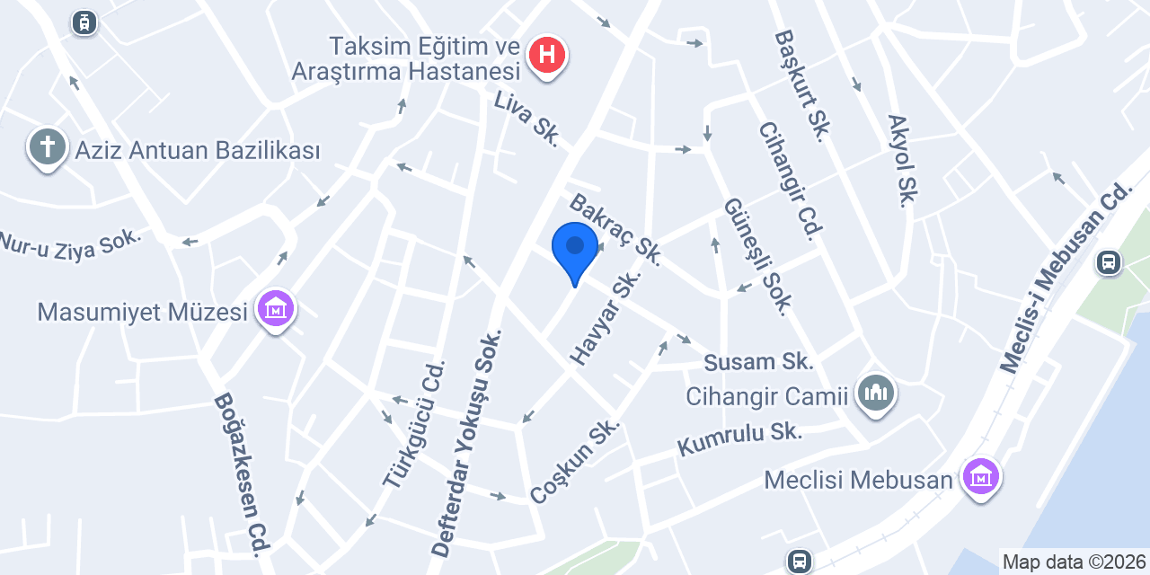 Arçelik Servis - Beyoğlu konumu