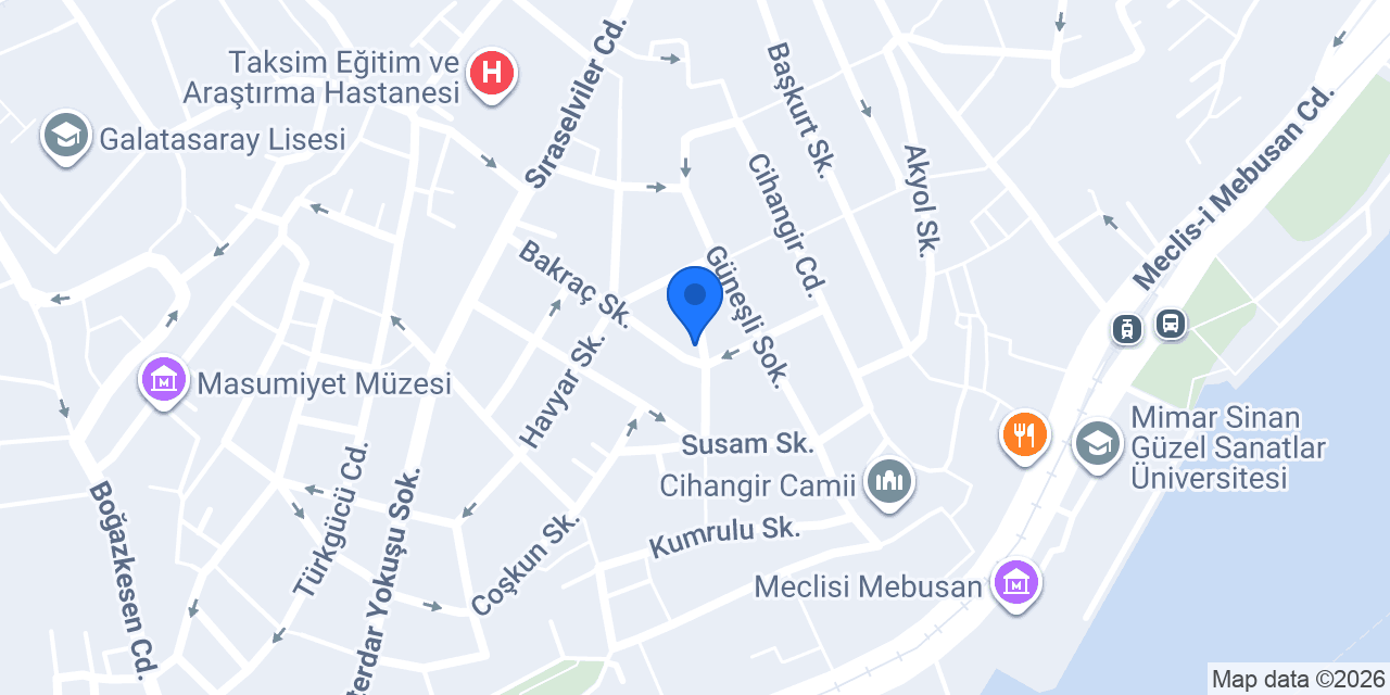İstanbul Guesthouse konumu
