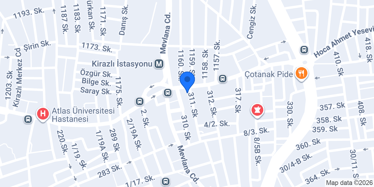 Kirazlı Metro Eczanesi konumu