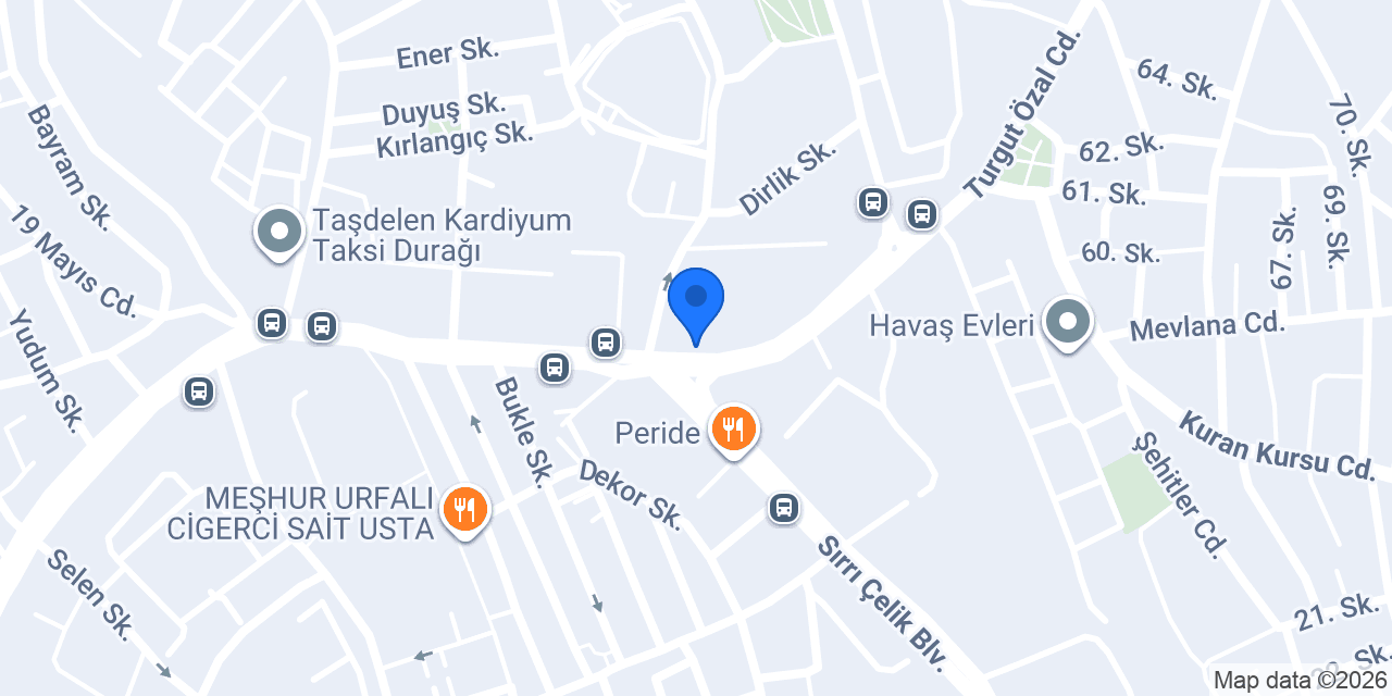 Çiçekçi konumu