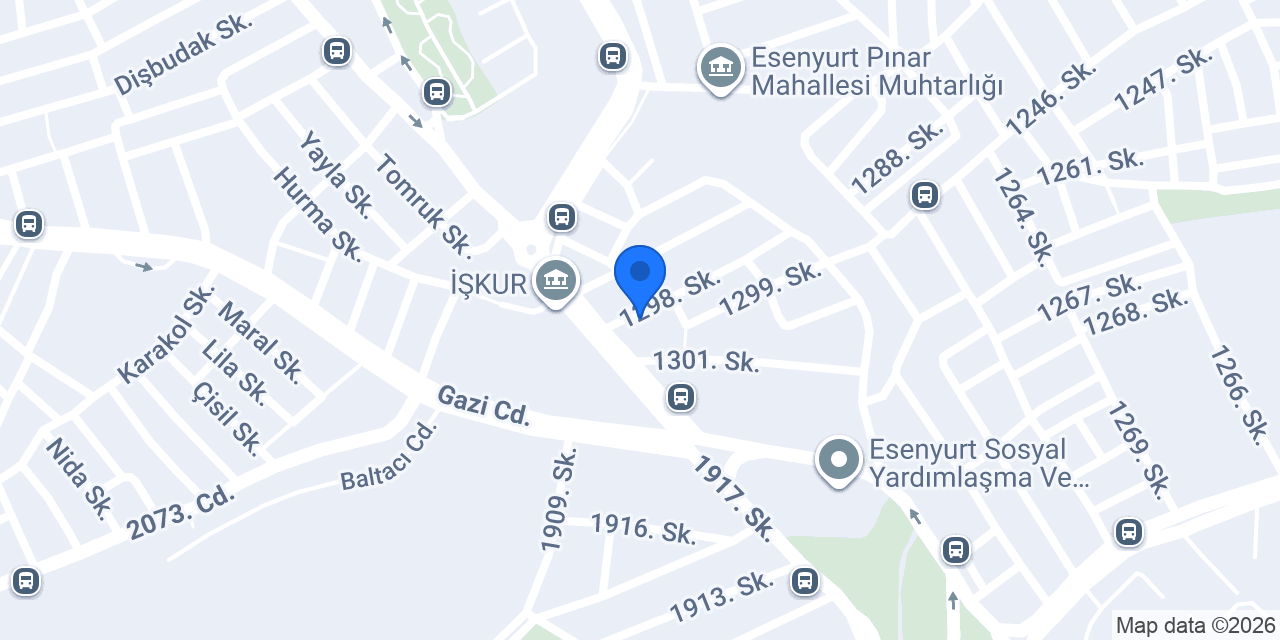 Hizmet Elektrik konumu