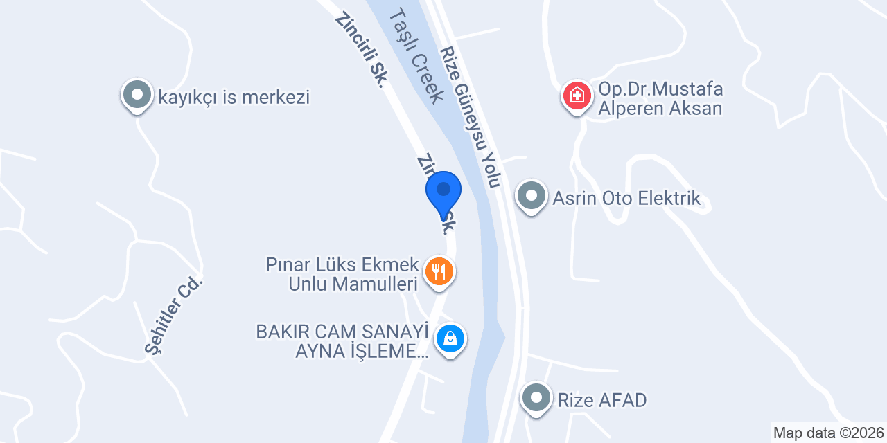 Türüt Gıda Rizze Depo konumu