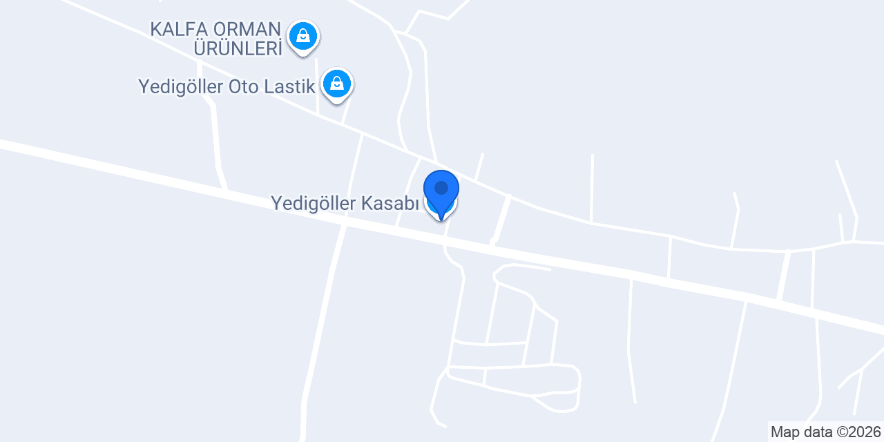 Yedigöller Kasabı konumu