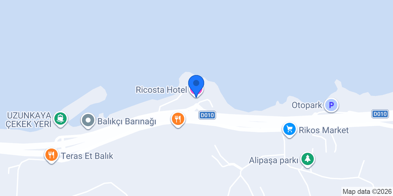 Ricosta Hotel konumu