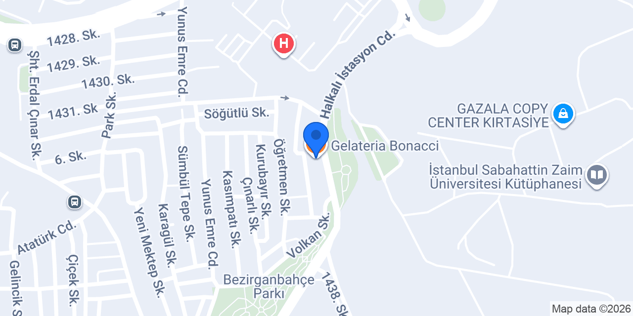 Gelateria Bonacci konumu