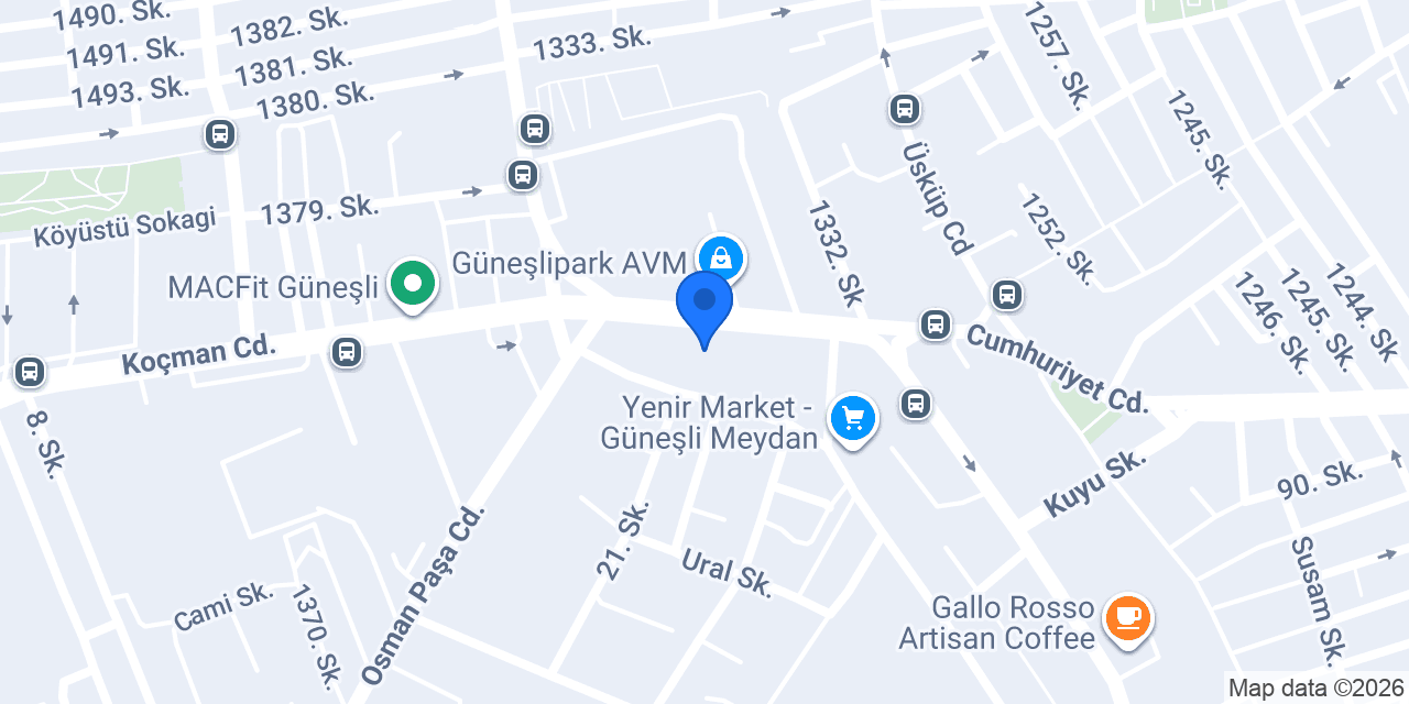 Güneşli ortaokulu konumu