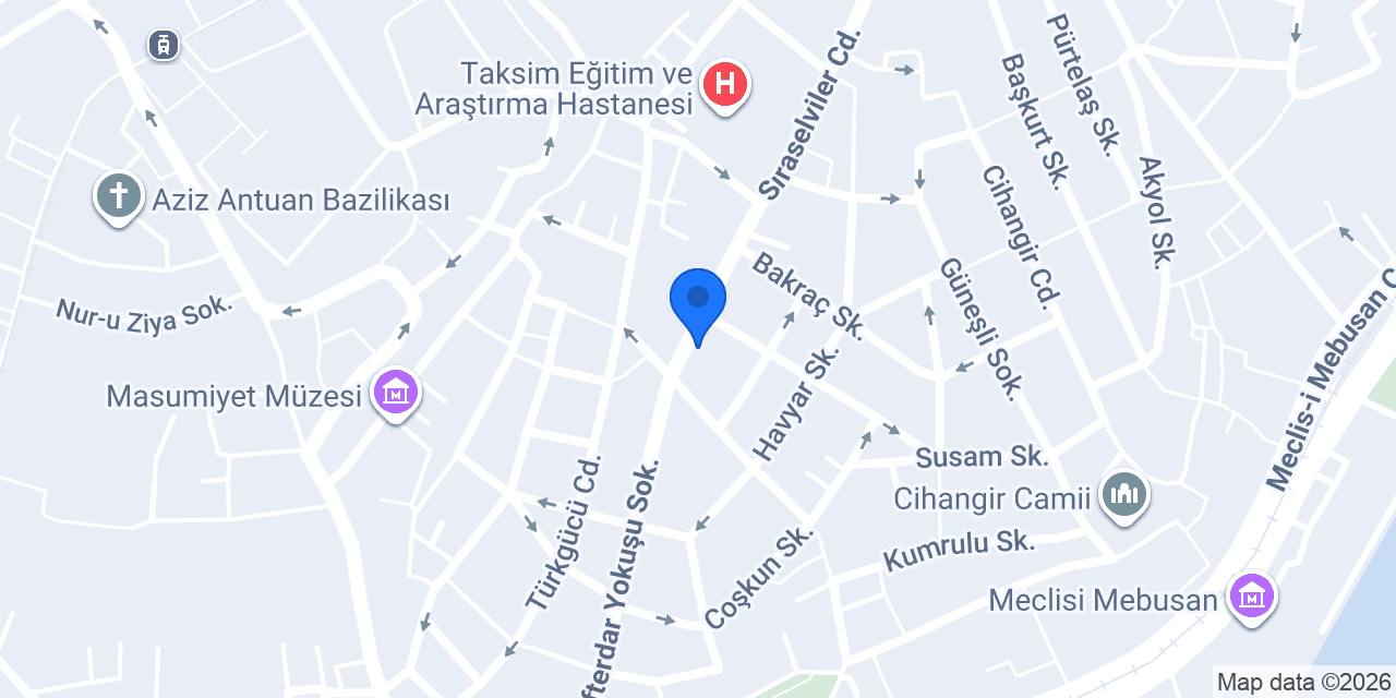 Dövme Stüdyosu konumu