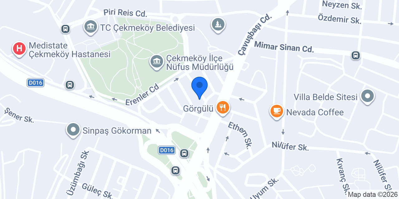 Çimendağ Hukuk Bürosu konumu