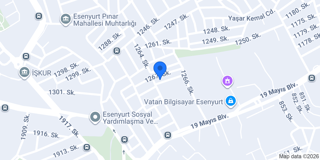 Öznur Kırtasiye konumu