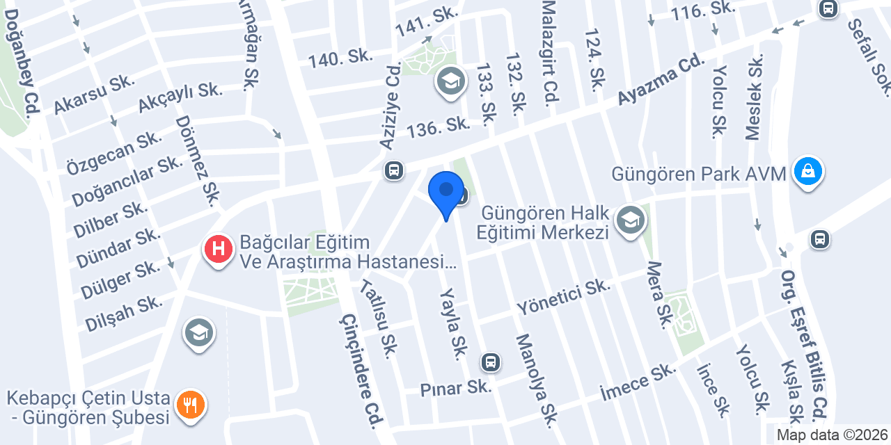 STÜDYO YÜCEL konumu