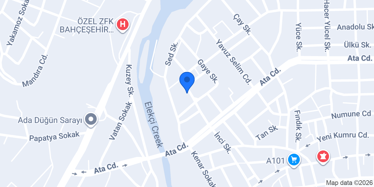 Ayyıldız Kuluçka konumu