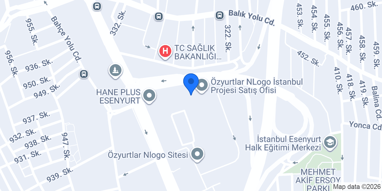 Emr Otel Esenyurt konumu