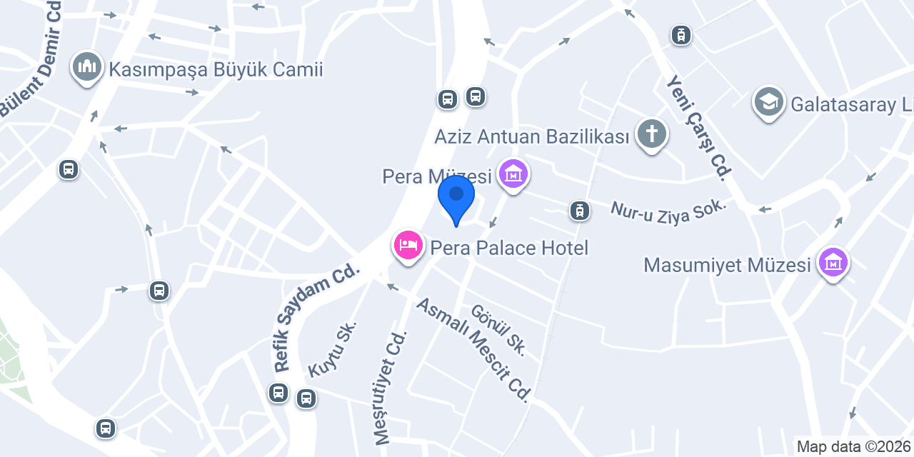 Pera Taksi konumu