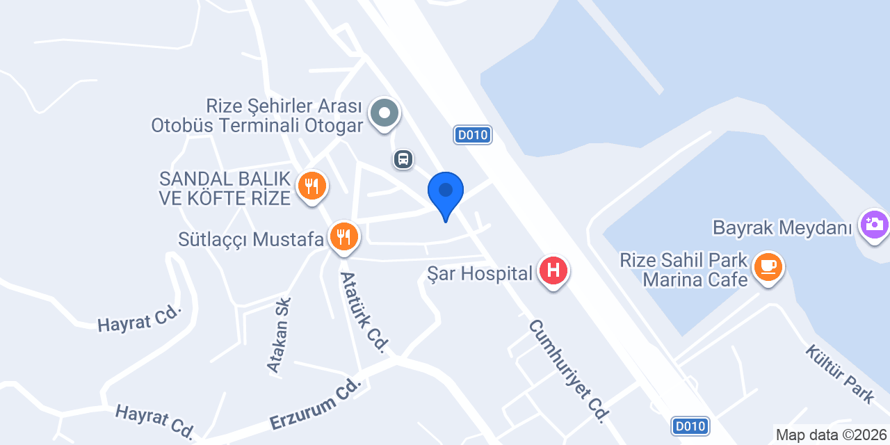 Sürdürülebilir Turizm Sertifikası / Karadeniz Grup konumu
