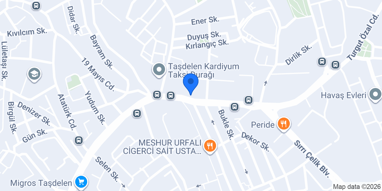 İmaj Bayan Kuaförü konumu