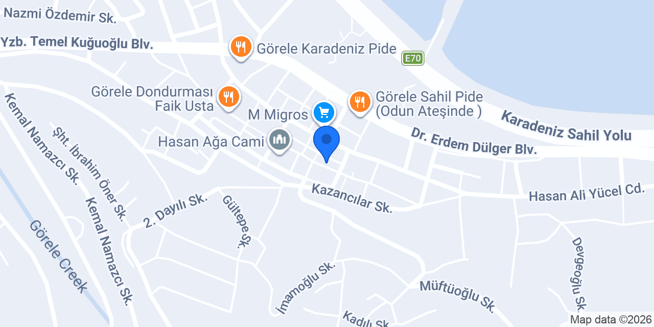 Görele Veteriner Kliniği konumu