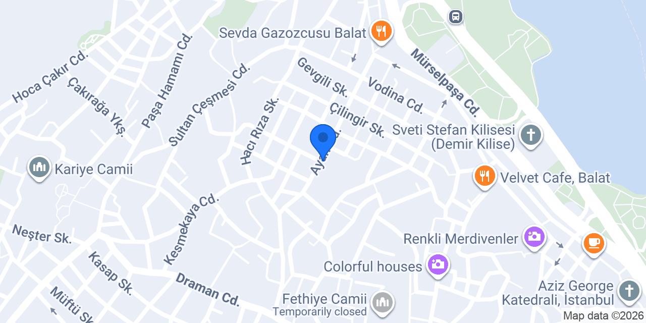 Balat Sarıyer Börekçisi konumu