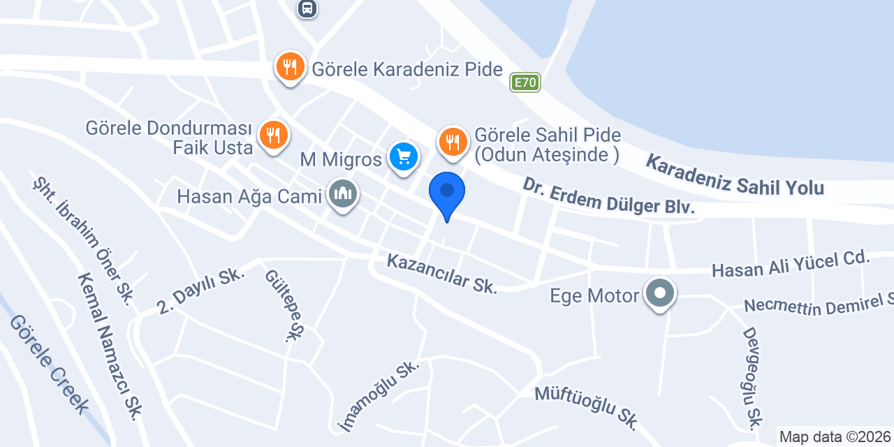Değirmen Pastanesi konumu