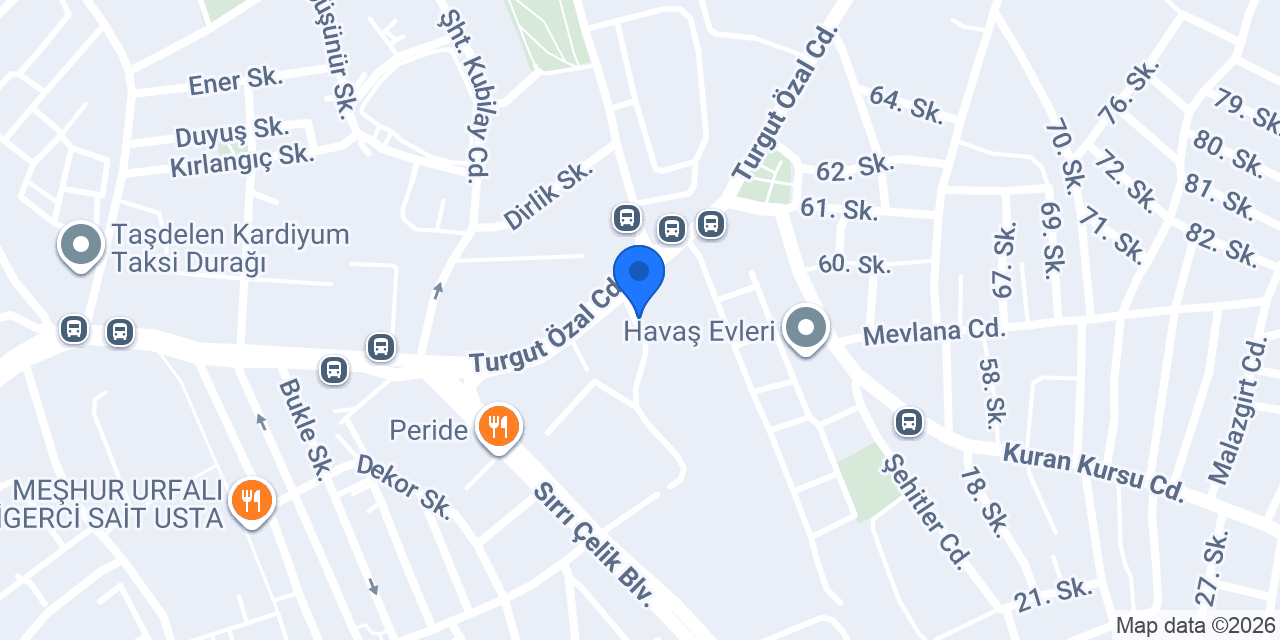 Divan Taşdelen Üretim Tesisi konumu