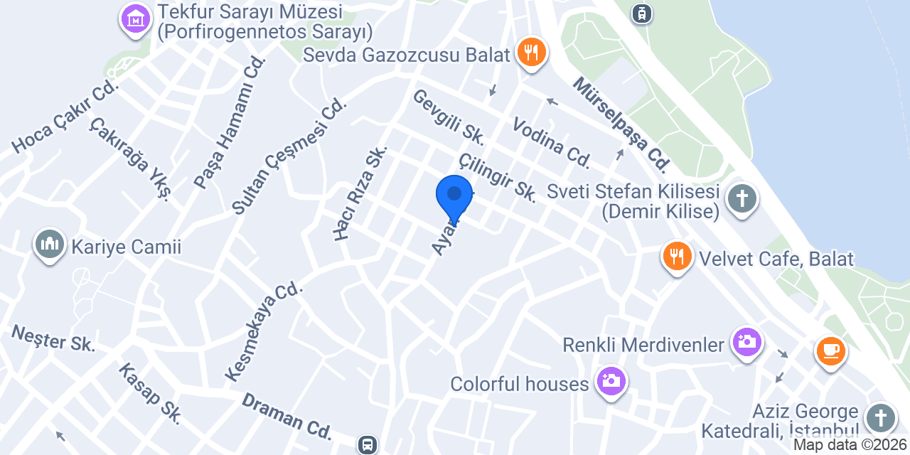 Berna Art Balat konumu