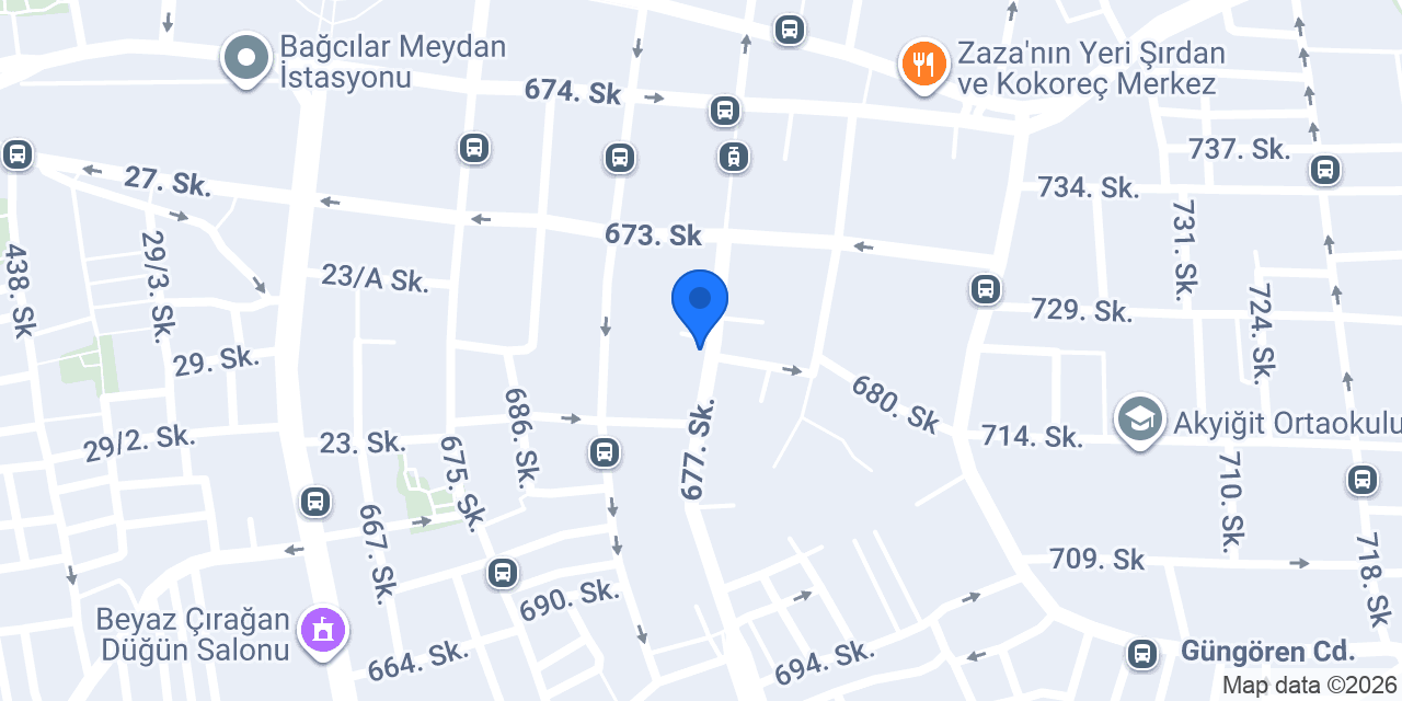 Melek Eczanesi konumu