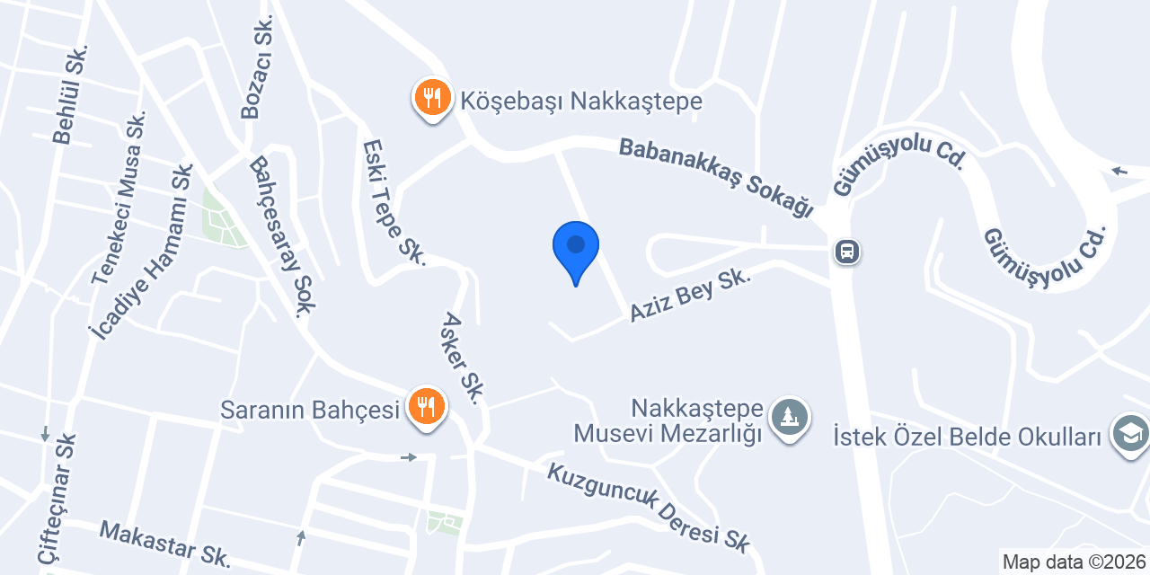 Yapı Kredi - Nakkaştepe Şubesi konumu