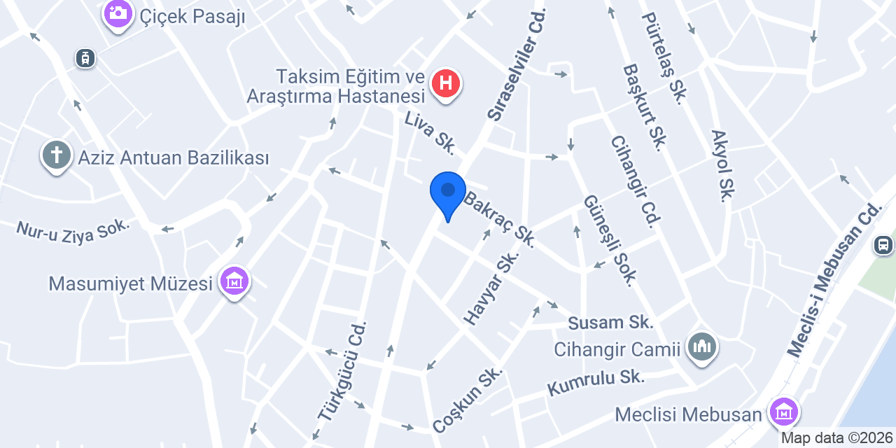 Cihangir Laboratuvar konumu