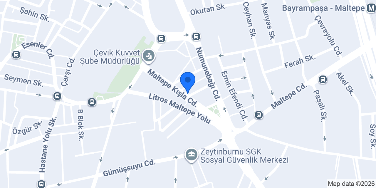 Topkapı Kilit konumu