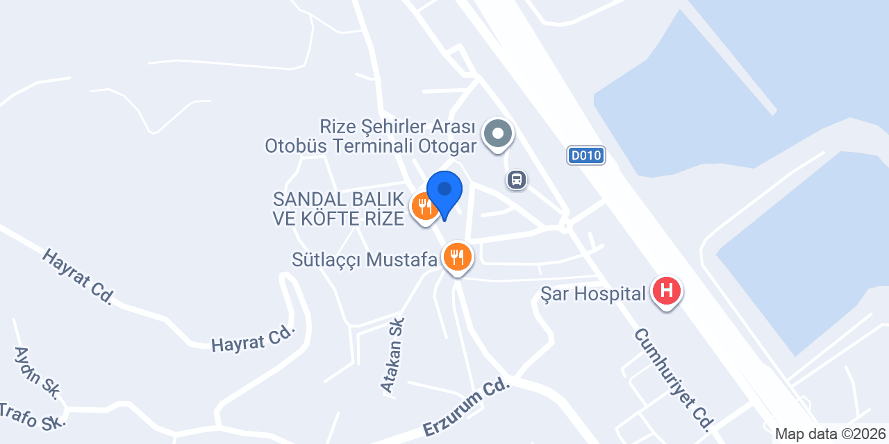 Doğuş Çay İlkokulu konumu
