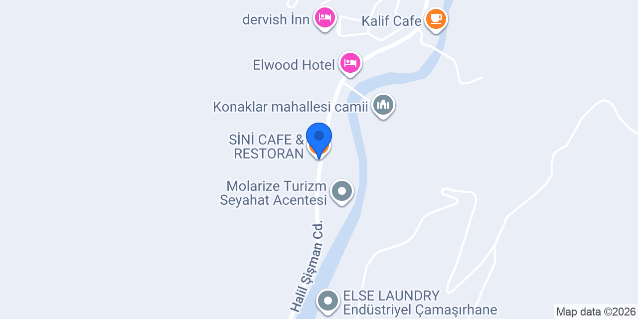 SİNİ CAFE & RESTORAN konumu