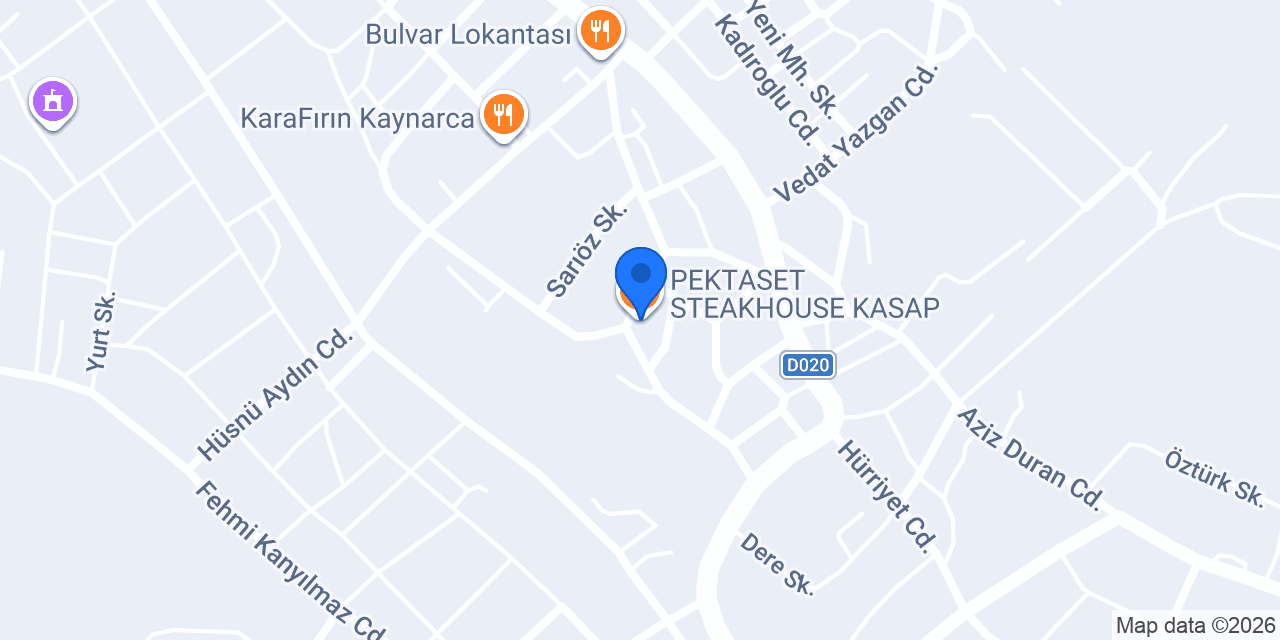 PEKTASET STEAKHOUSE KASAP konumu