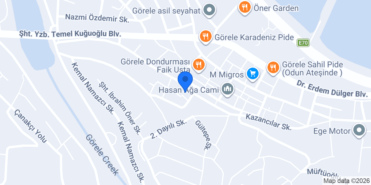 Köseoğlu Market konumu
