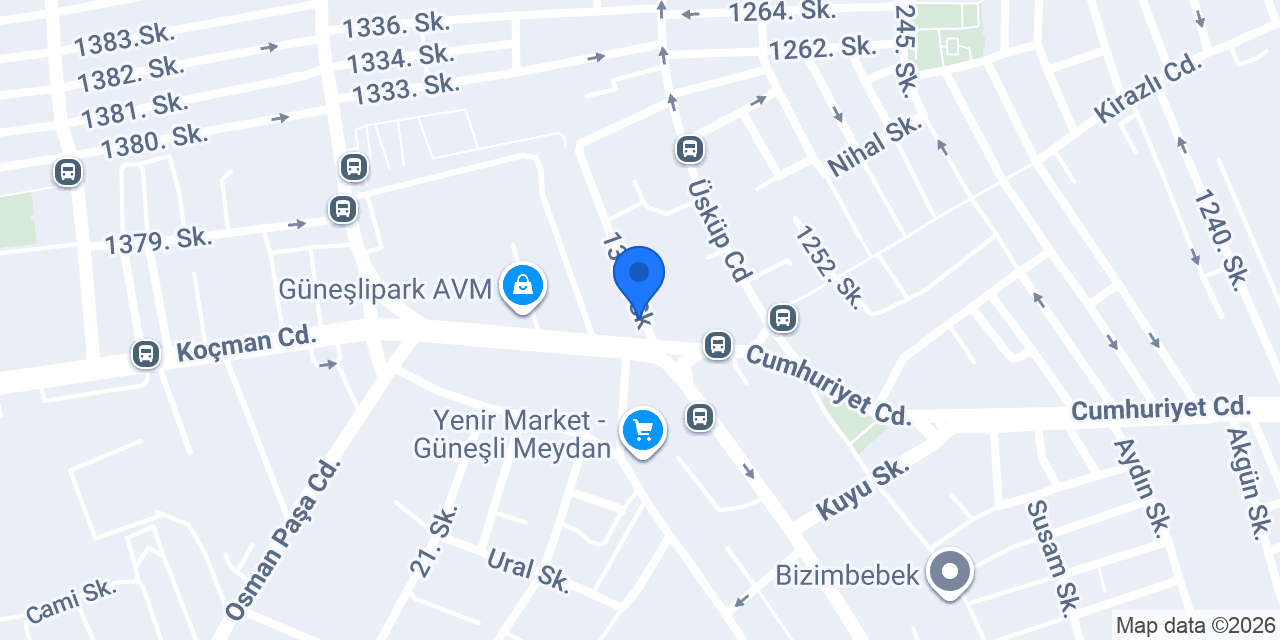 Tevhid Kitabevi, İstanbul, Bağcılar konumu