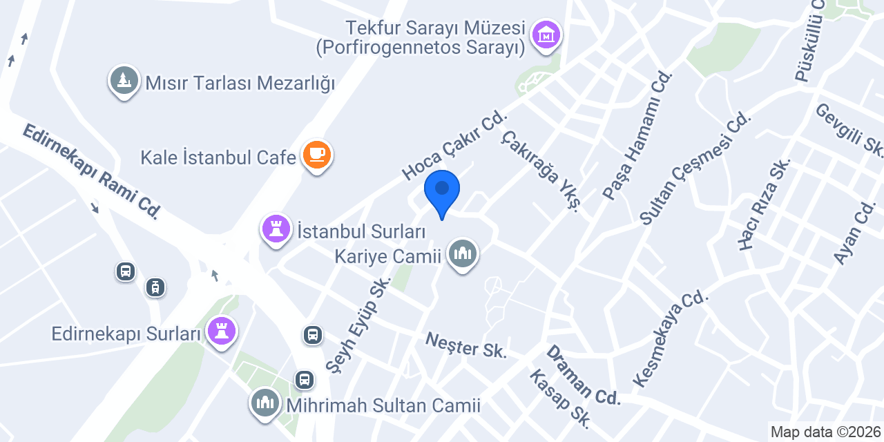 Wafflela Fatih Şubesi konumu