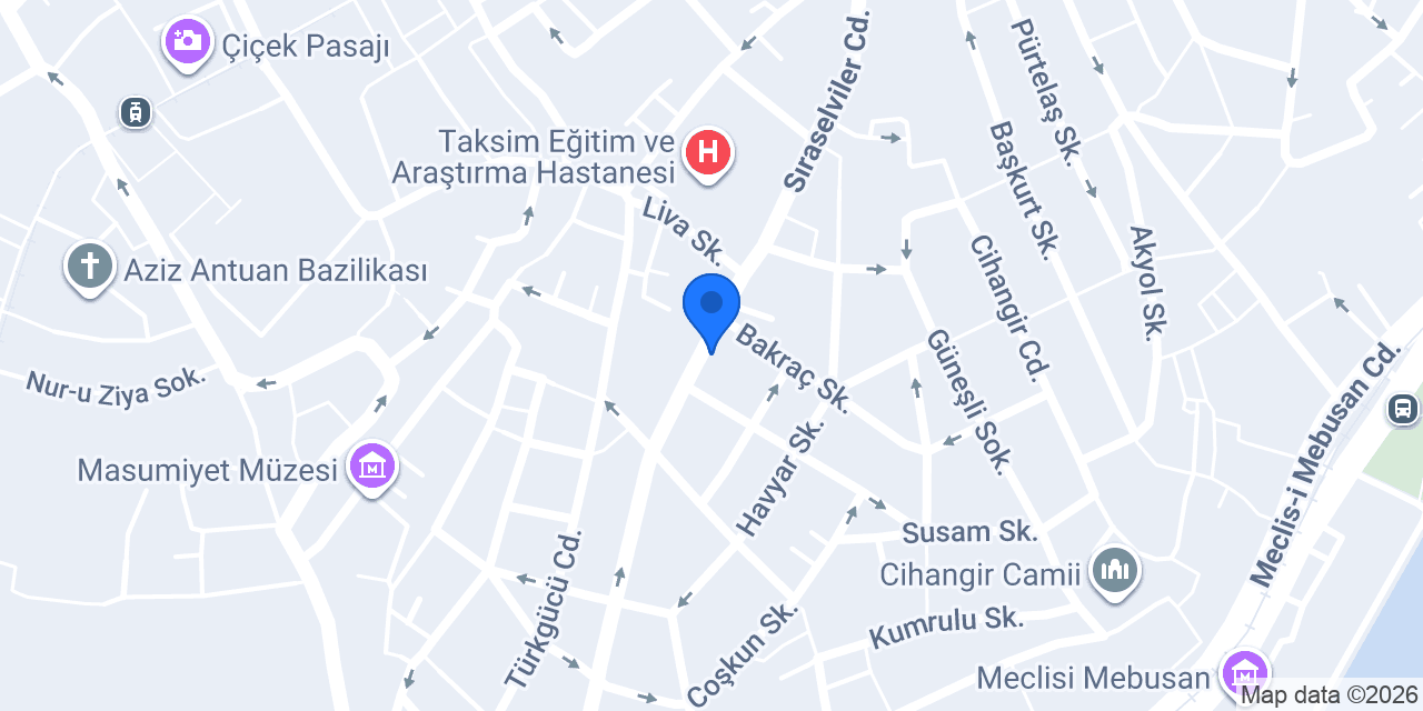 Diş Hekimi Özgün Öztürk konumu