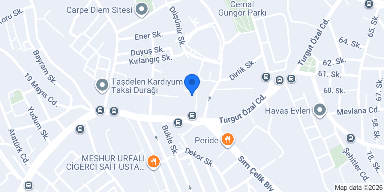 Ali Kuşçu İlkokulu konumu
