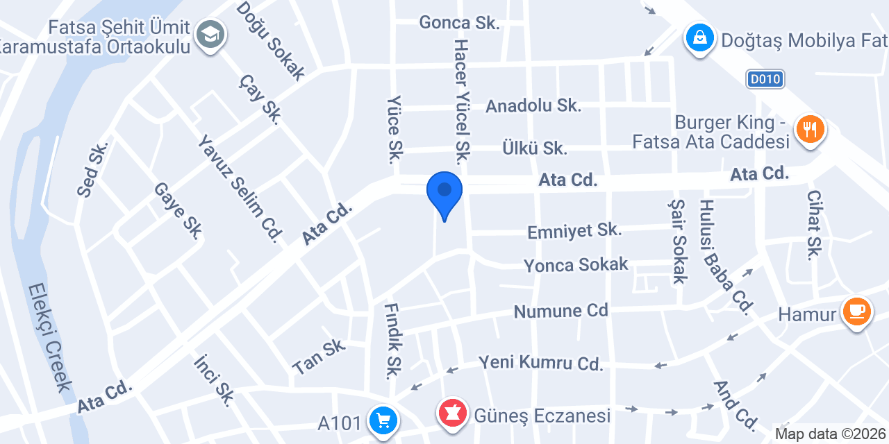 Karalar Oto Kiralama konumu