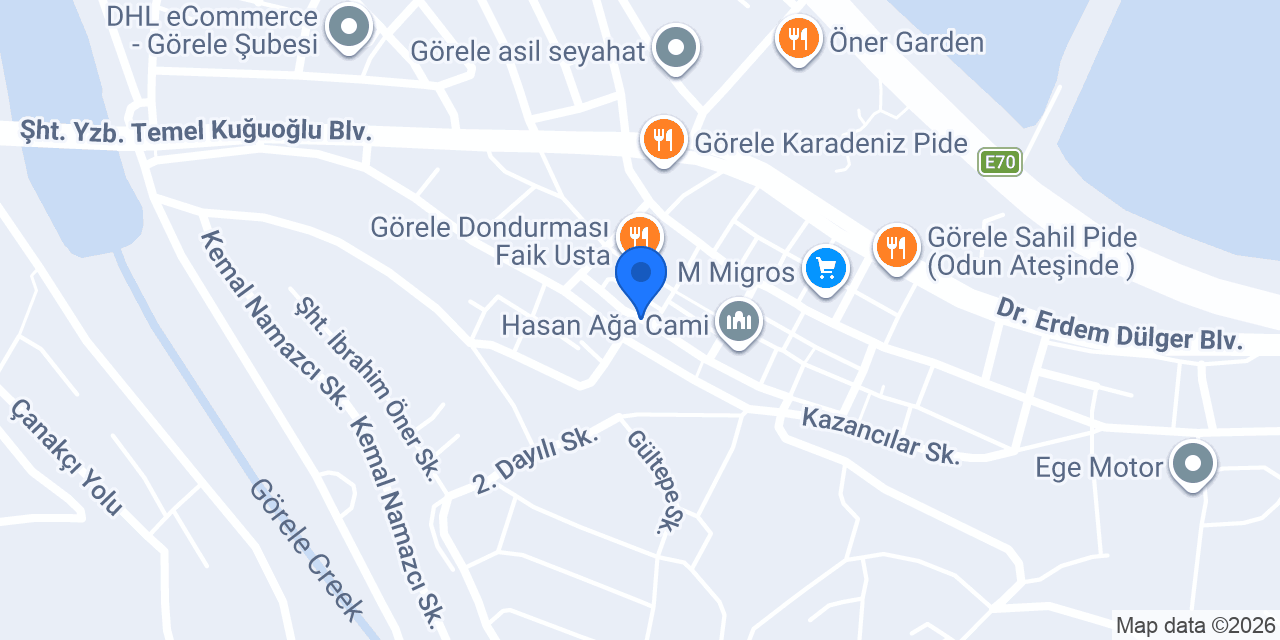 Görele İlçe Halk Kütüphanesi konumu