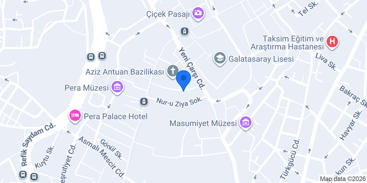 Palmy Homes Istiklal konumu