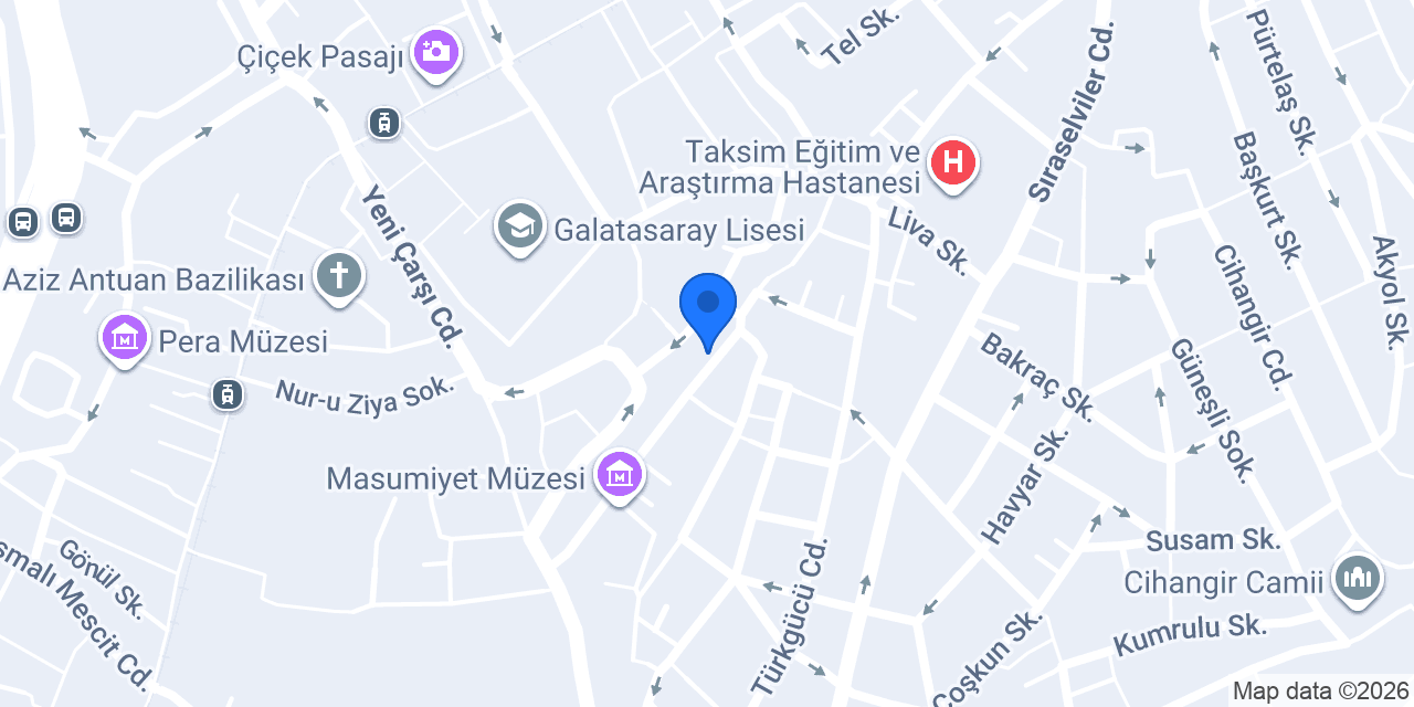 Gallery Onsekiz konumu