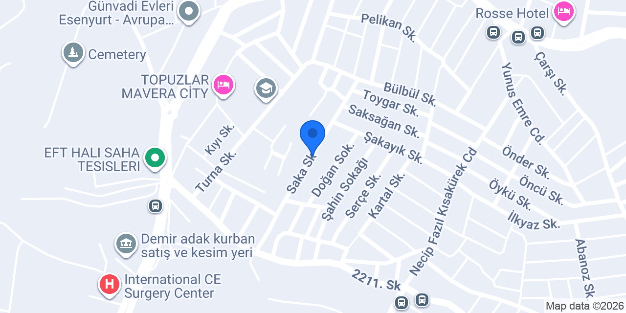 Evin Eczanesi konumu