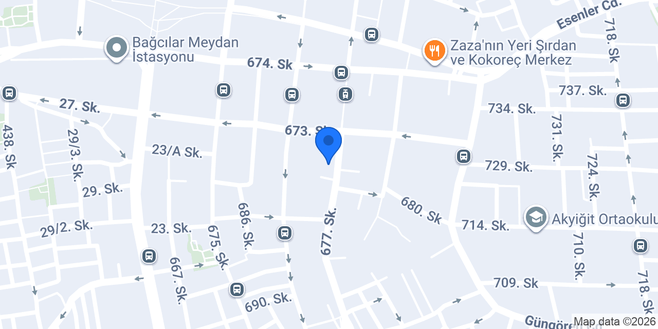 Bağcılar Merkez ASM konumu