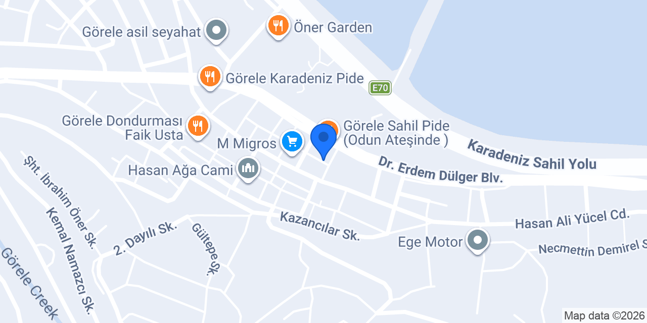 Gemicioğlu Elektrik & Isı konumu