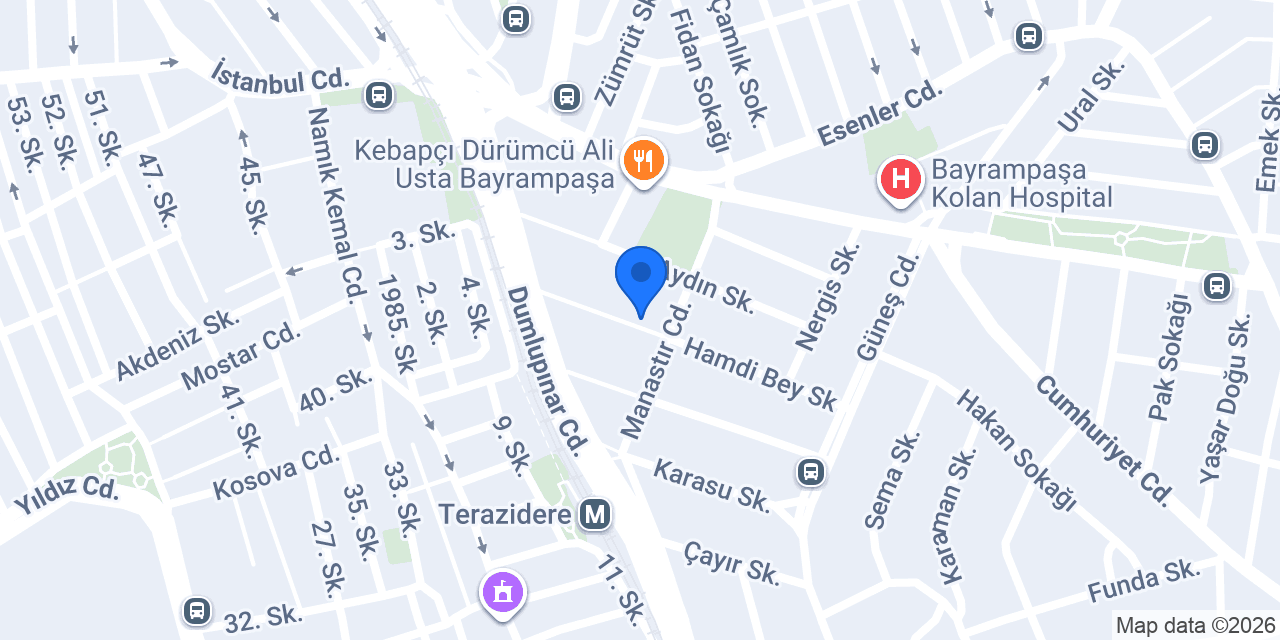 Akenteks İplik konumu